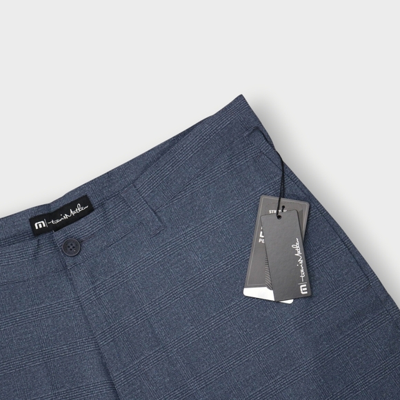 Travis Mathew Grommet Men's Textured PinStripe Blue Golf Shorts Size 36 NEW NWT - Picture 2 of 8